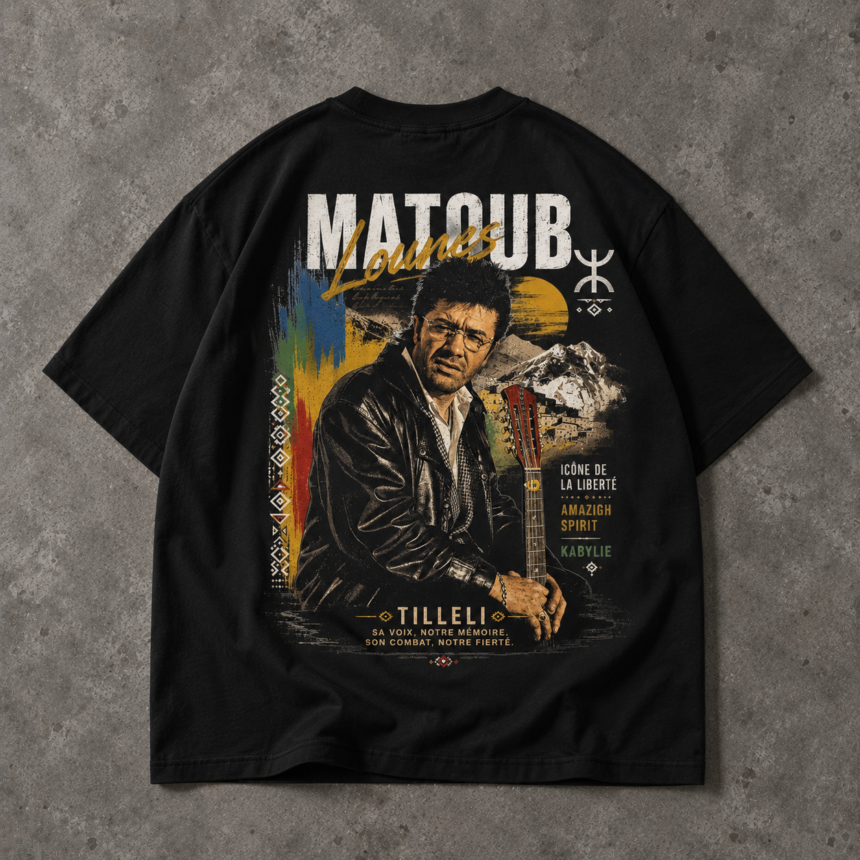 T-shirt Regular Matoub Lounes – Édition Tillel