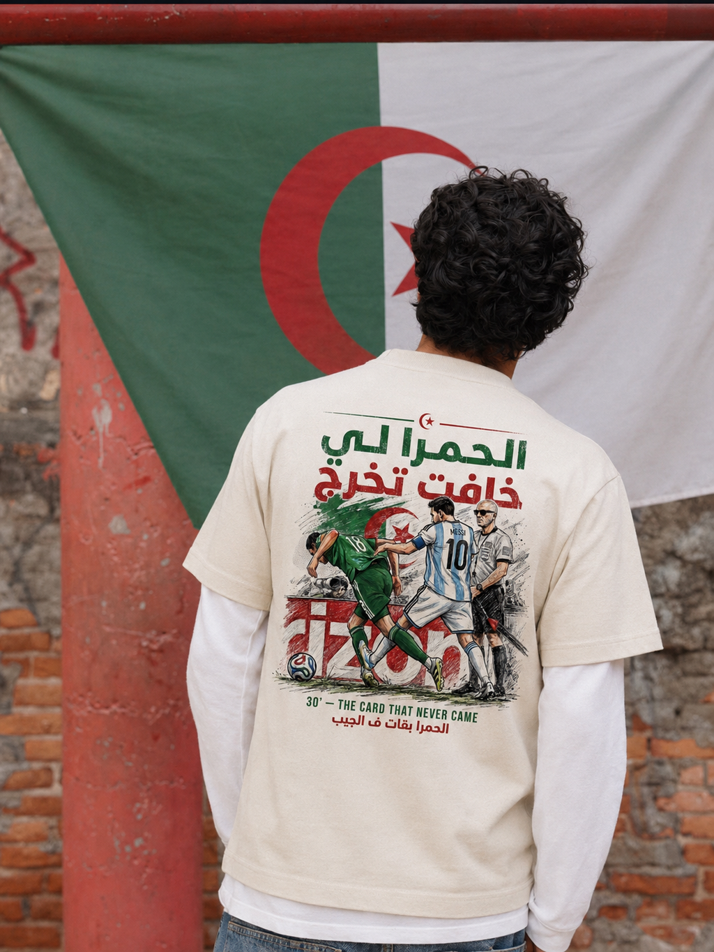 T-shirt Algérie Fan Edition ELHAMRA
