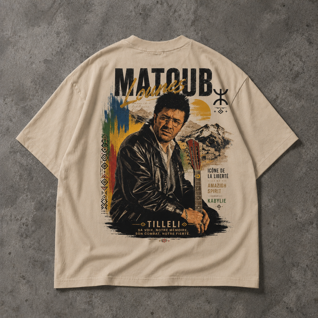 T-shirt Regular Matoub Lounes – Édition Tillel