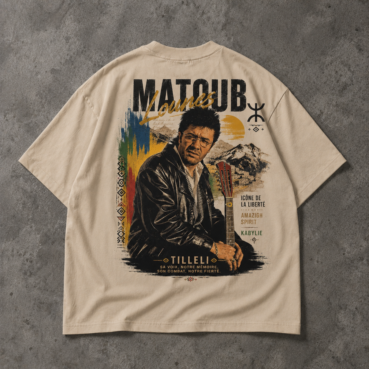 T-shirt Regular Matoub Lounes – Édition Tillel
