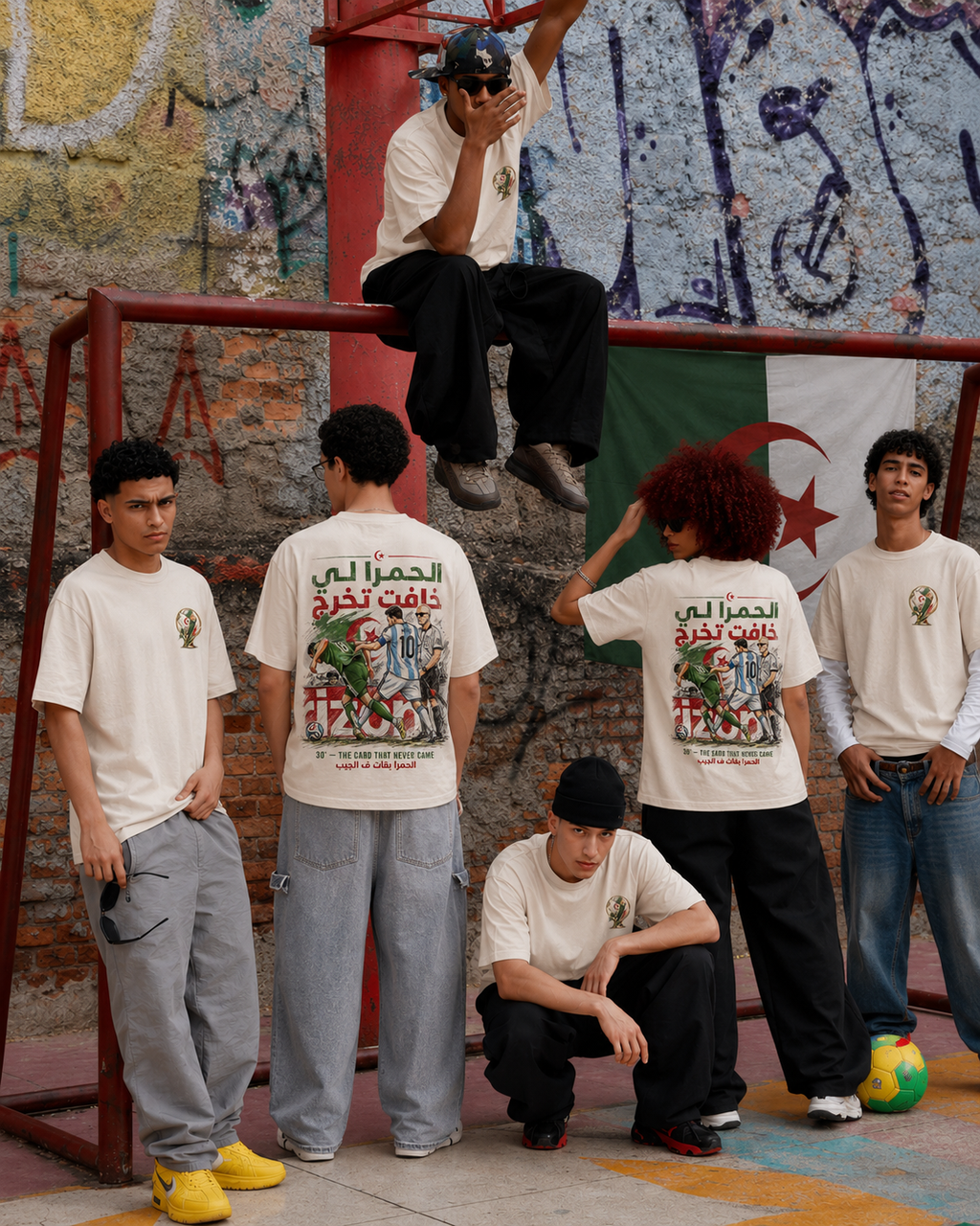 T-shirt Algérie Fan Edition ELHAMRA