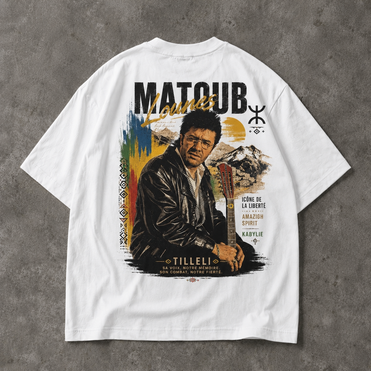 T-shirt Regular Matoub Lounes – Édition Tillel