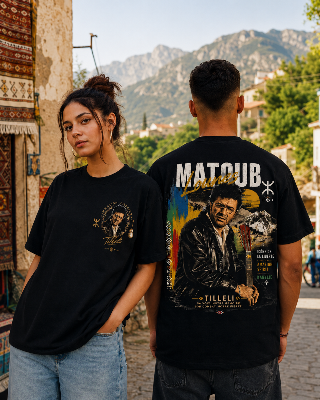 T-shirt Regular Matoub Lounes – Édition Tillel