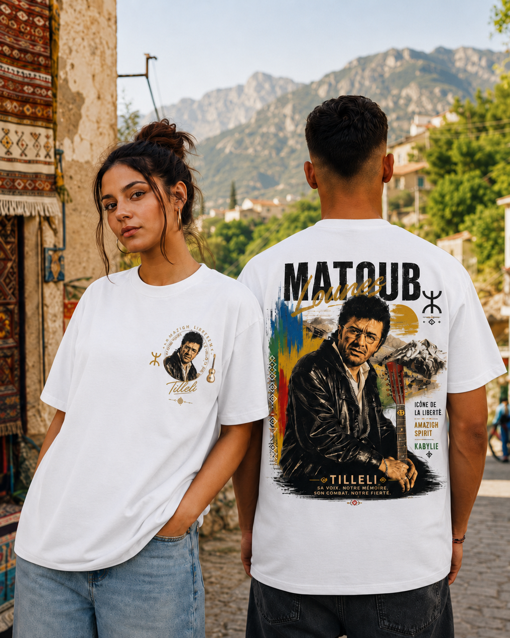 T-shirt Regular Matoub Lounes – Édition Tillel