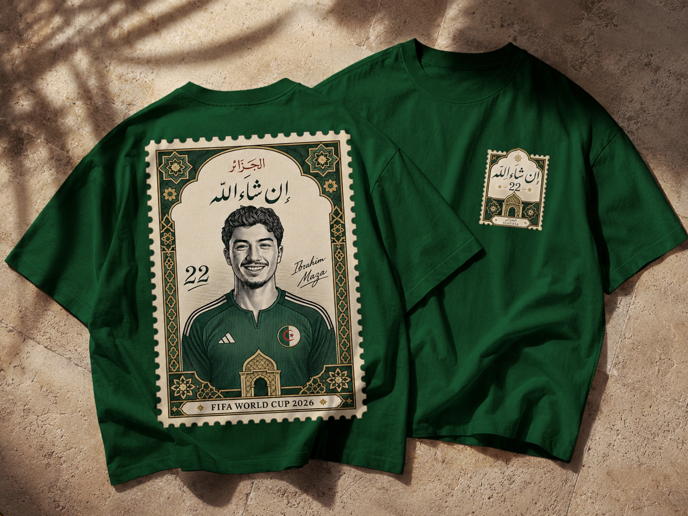 T-shirt Oversize Héritage – Édition Maza