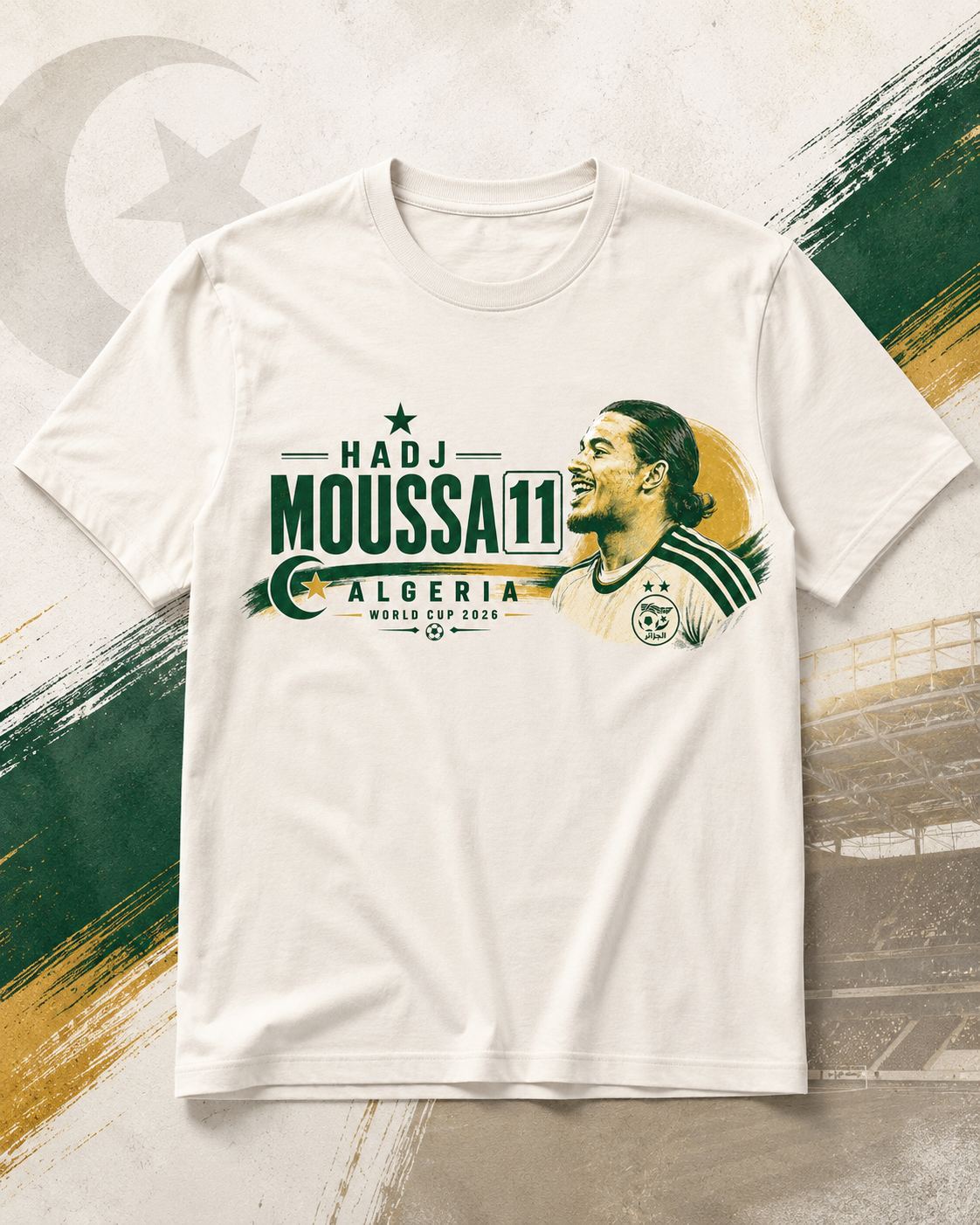 T-shirt Regular - Hadj Moussa 11 Algeria
