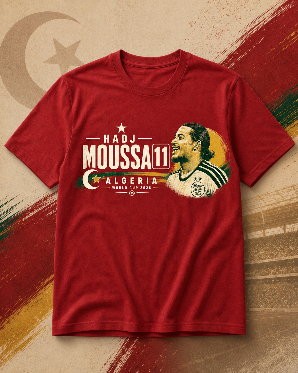 T-shirt Regular - Hadj Moussa 11 Algeria