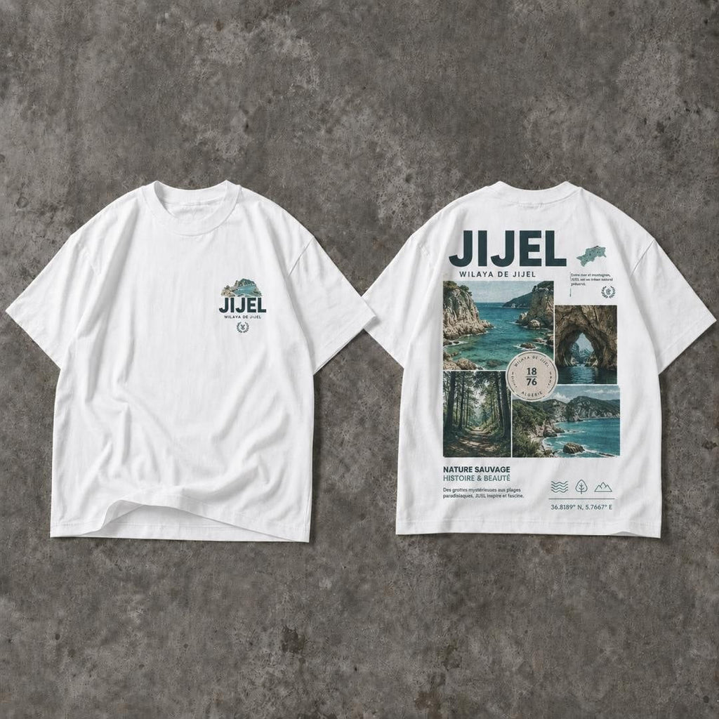T-shirt Oversize Jijel — Coton Premium