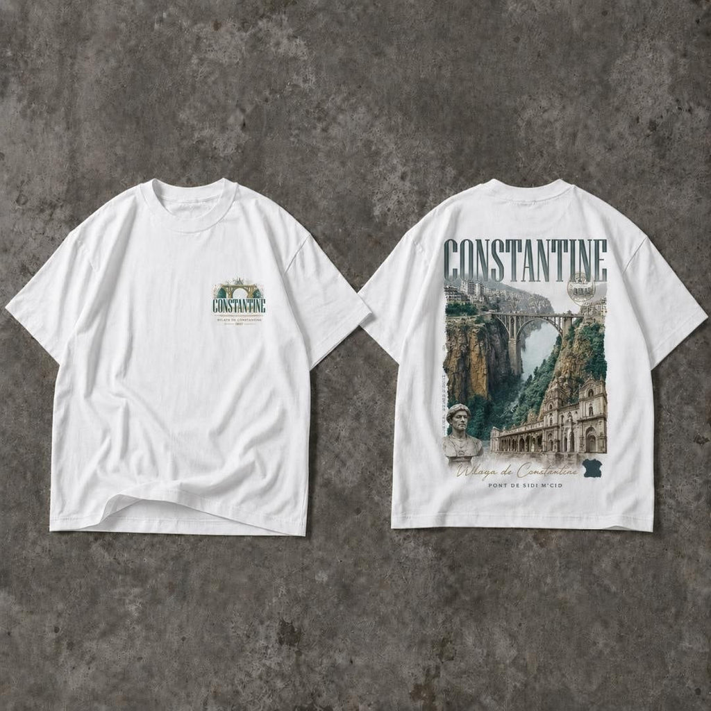 T-shirt Oversize Constantine — Coton Premium