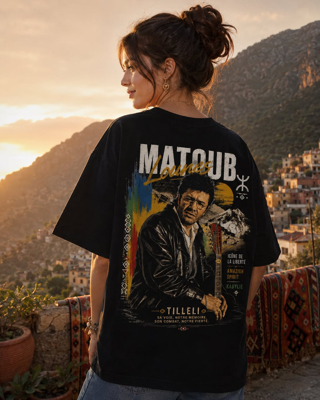 T-shirt Regular Matoub Lounes – Édition Tillel